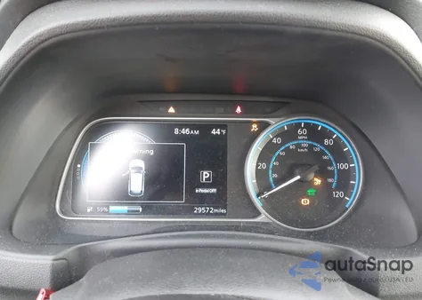 2020 Nissan Leaf Sv 40 Kwh из США, поврежденный, VIN 1N4AZ1CP1LC307985